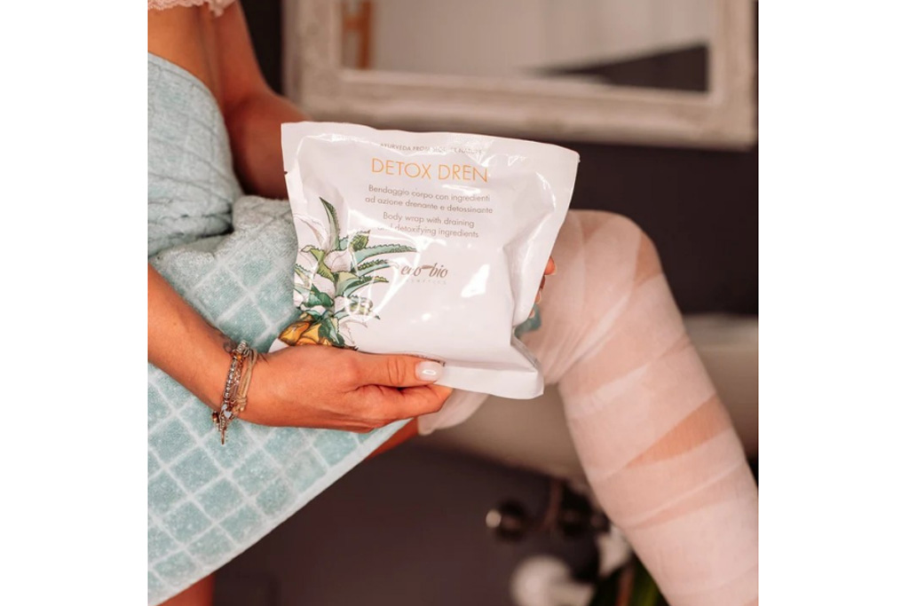 Detox Dren – drenážna telová bandáž pri zadržiavaní vody, 2 ks / 220 ml