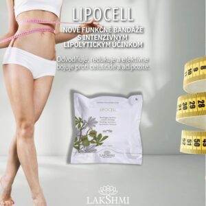 Lipocell – remodelačná bandáž s Longanom a kofeínom - 180g